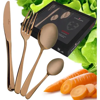 Příbor ZWIEGER VESPER COPPERY SADA PŘÍBORŮ 24 KS