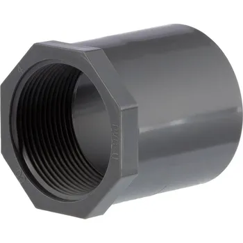 Vodovodní potrubí PVC přechod s vnitřním závitem 50mm x 6/4" 518000502