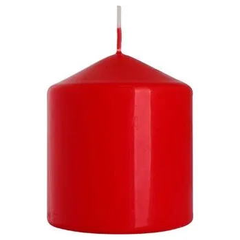 Svíčka Svíčka válec 8 x 9 cm, červená