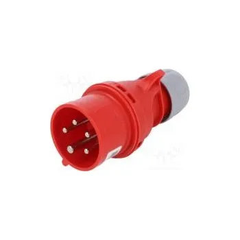 Elektrická zásuvka Konektor napájecí AC třífázové zástrčka vidlice 16A 400VAC