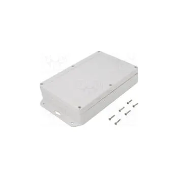 Rozvaděč Kryt univerzální X 140mm Y 210mm Z 45mm ZP ABS světle šedá