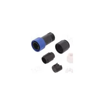 Elektrický konektor Konektor kulatý zástrčka vidlice PIN 4 bez kontaktů na kabel