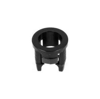 Objímka pro LED 5mm jednodílné černá UL94V-2 L 8mm