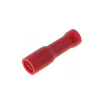 Faston plochý 2,8mm 0,8mm zásuvka 0,5÷1mm2 krimpovací