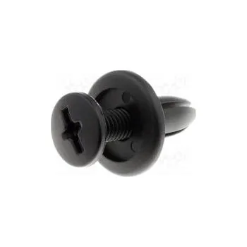 Nýt Nýt polyamid Pr.mont.otv 6,3mm Barva černá UL94V-2