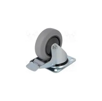 Pojezdové kolečko Pojezdové kolo Ø 100mm W 32mm H 128mm otočné s brzdou 150kg