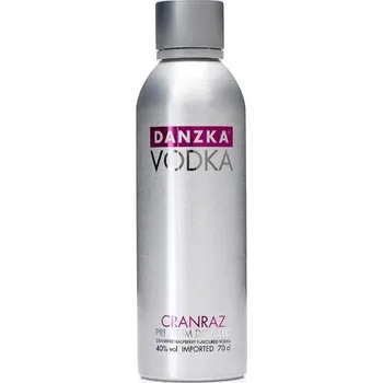 Vodka Danzka Cranberry 40% 1 l (holá láhev)
