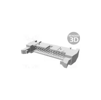 Elektrická zásuvka Zásuvka IDC vidlice PIN 26 přímý s dlouhou uvolňovací páčkou