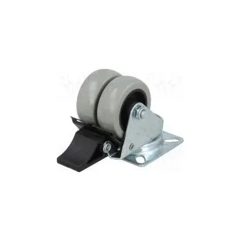 Pojezdové kolečko Pojezdové kolo Ø 50mm W 36mm H 71mm dvoukolečkové 100kg PPU