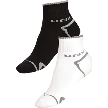 Pánské ponožky Sportovní ponožky polovysoké 9A009 LITEX Barva: černá, Velikost: 26-27