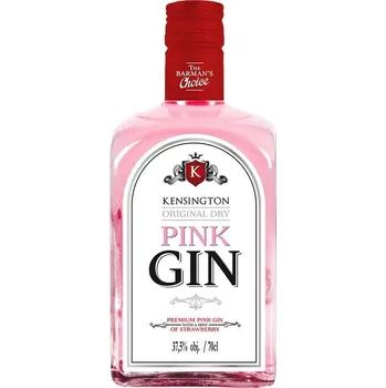 Gin Kensington Dry Pink Gin 37,5% 0,7 l (holá láhev)