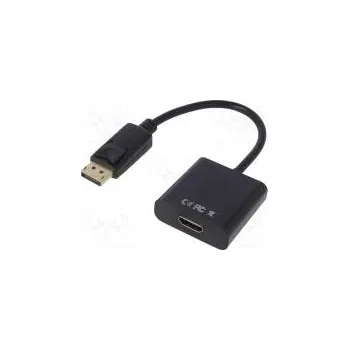 Video kabel Adapter DisplayPort plug,HDMI socket 0.15m black