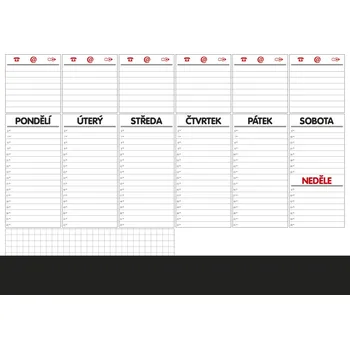 Kalendář Plánovač stolní A2 týd.mapa /OS100/ 400861