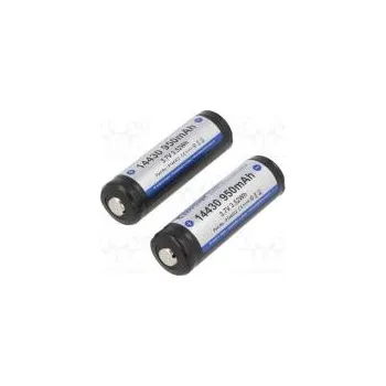 Akum Li-Ion 14430,4/5AA 3,7V 950mAh Ø14,3x45,8mm 1,8A