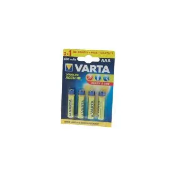 Akum Ni-MH AAA,R3 1,2V 800mAh LONGLIFE blistr Poč.akum 4