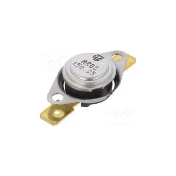 Termostat Čidlo termostat SPST-NC 150°C 16A 250VAC konektor 6,3mm ±5°C