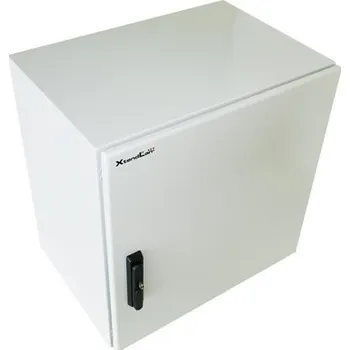 Rozvaděč XtendLan 19" venkovní vodotěsný rozvaděč 12U 600x420, krytí IP55, nosnost 65kg, 3-bodový zámek, šedý