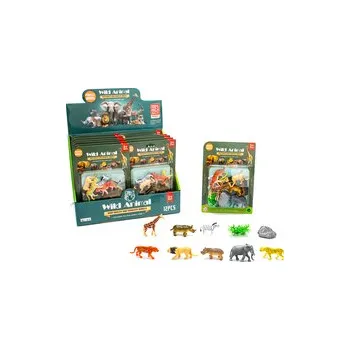 plyšák Zvířátka divoká figurky set 10 ks 6 cm