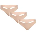 3PACK dámská tanga Under Armour béžové (1383893 500) XS