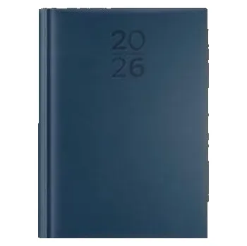 Diář Kalendarz 2026 A5 dzienny print niebieski