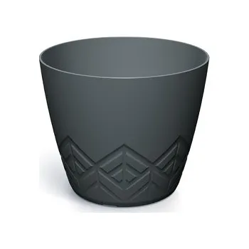 Květináč Květináč ARECO - uhelná 17,8 cm
