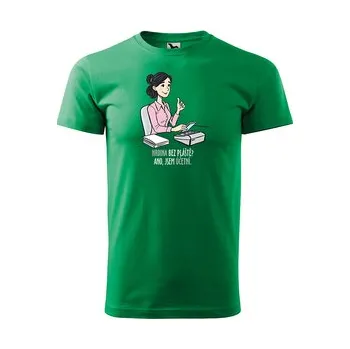Pánská móda Tričko s potiskem pro účetní Hrdina bez pláště? Ano, jsem účetní: zelené 3XL