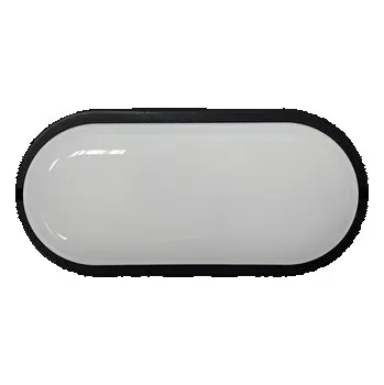 LED stropní svítidlo Q-53A 15W 1350lm 4200K IP64 - černé QTEC