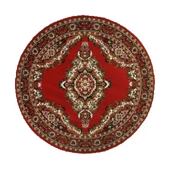 Koberec Alfa Carpets Kusový koberec TEHERAN T-102 red kruh Rozměry koberců: 190x190 (průměr) kruh