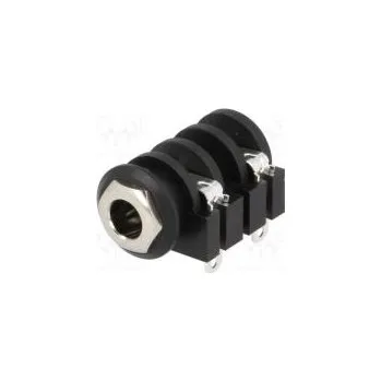 Elektrická zásuvka Zásuvka Jack 6,35mm zásuvka mono s dvojitým vypínačem pájení