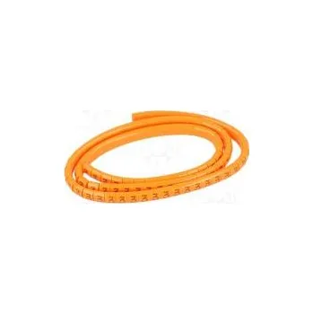 Kabelové značky pro kabely a vodiče Symbol štítku 3 H 3mm