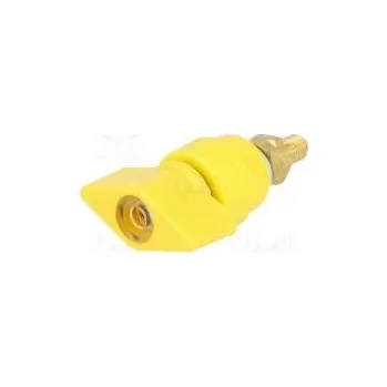 Přístrojová svorka žlutá 1kVDC 63A Izolace polykarbonát 58mm