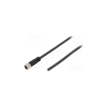 Síťový kabel Připojovací kabel M8 PIN 4 přímý 5m zástrčka 30VAC 4A PUR