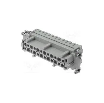 Síťový konektor Konektor hranatý zásuvka Han E PIN 24 24+PE velikost 24B