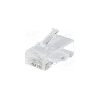 Počítač Zástrčka RJ45 Kat 6a nestíněné zlacený Uspořádání výv 8p8c