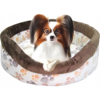 Pelíšek pro psa Plyšová kotec potah pelíšek jorkšíra, maltipoo, čivavu, špice ⌀45