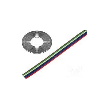 elektrický kabel Vodič plochý kabel licna Cu 6x0,35mm2 PVC 150V 50m