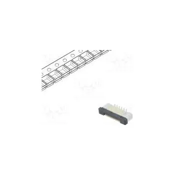 Elektrický konektor Connector FFC/FPC vertical PIN 12 ZIF SMT 500mA tinned 30mΩ