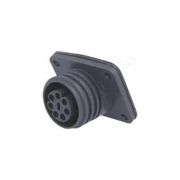 Elektrická zásuvka Konektor kulatý zásuvka zásuvka PIN 7 EXPlora Kontakty mosaz