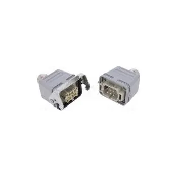 Konektor HDC vidlice + zásuvka C146 PIN 6 6+PE velikost E6