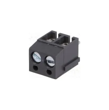 Svorkovnice do plošného spoje úhlové 90° 5mm póly 2 na PCB