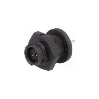 Elektrická zásuvka Konektor kulatý Řada EN2 zásuvka zásuvka Povrch zlacený 7A