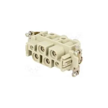 Síťový konektor Konektor HAN zásuvka Han Com PIN 4 velikost 16B 80A 16mm2