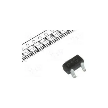 Polovodič Tranzistor N-MOSFET unipolární 20V 0,915A 0,3W SC75