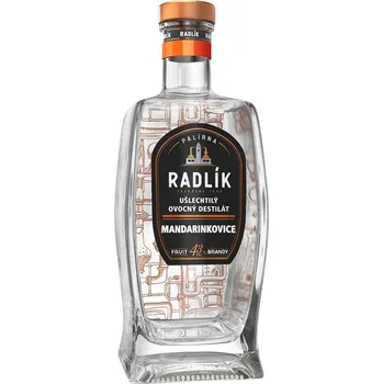 Pálenka Radlík Mandarinkovice 43% 0,5 l (holá láhev)