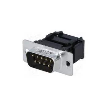 Elektrická zásuvka D-Sub PIN 9 zástrčka DFR vidlice IDC na plochý kabel 250V