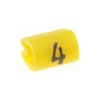 Elektrický konektor Kabelové značky pro kabely a vodiče Symbol štítku 4 2÷3,2mm