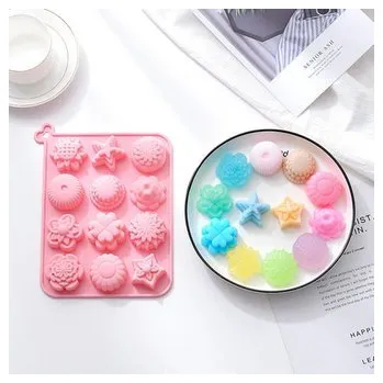 Forma na pečení Silikonová forma na bonbony květy - Cakesicq