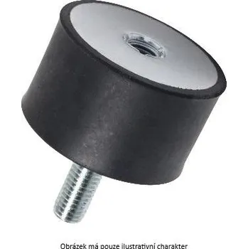 Silentblok nápravy Silentblok válcový Typ2 50/30 - M10x28