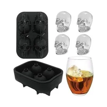 Tvořítko na led Silikonová forma na led lebky - Cakesicq