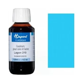 Výtvarná barva Napařovací barva na hedvábí Dupont 125ml – 210 Lagoon Blue